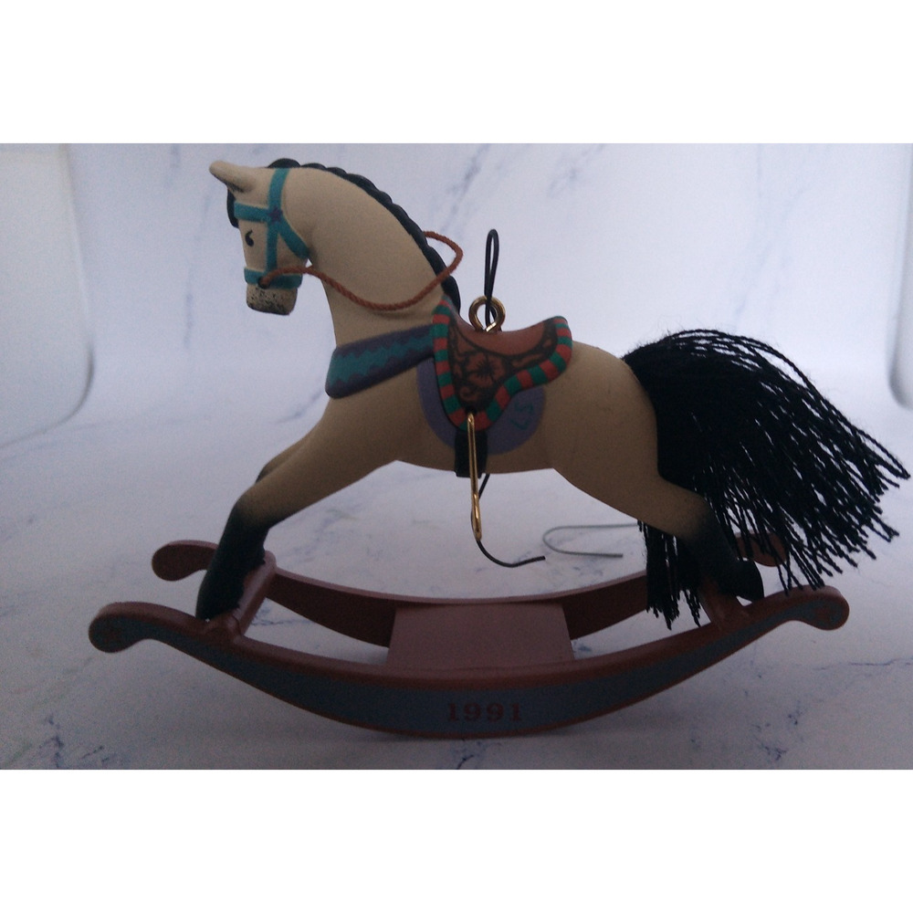 Hallmark 1991 Rocking Horse Ornament